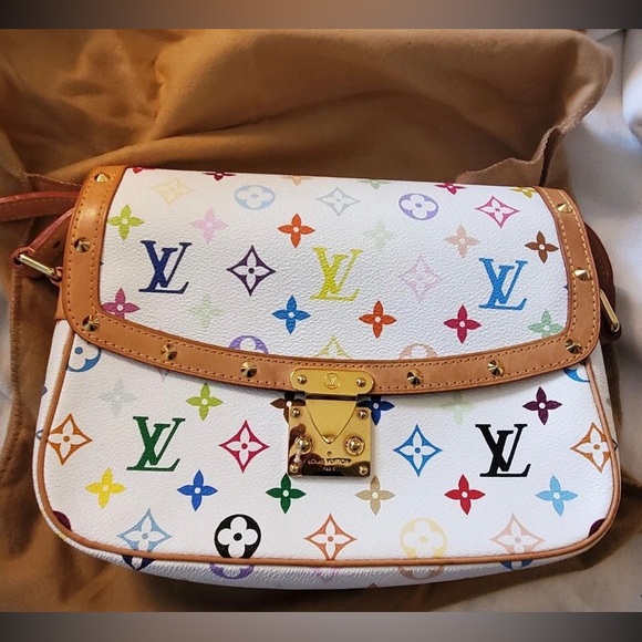 💎✨ COLLECTABLE ✨💎 SOLOGE LOUIS VUITTON MULTICOLOR CROSSBODY DISCONTINUED - Picture 3 of 15